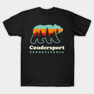 Coudersport Pennsylvania Hunting Hiking Camping Bear T-Shirt